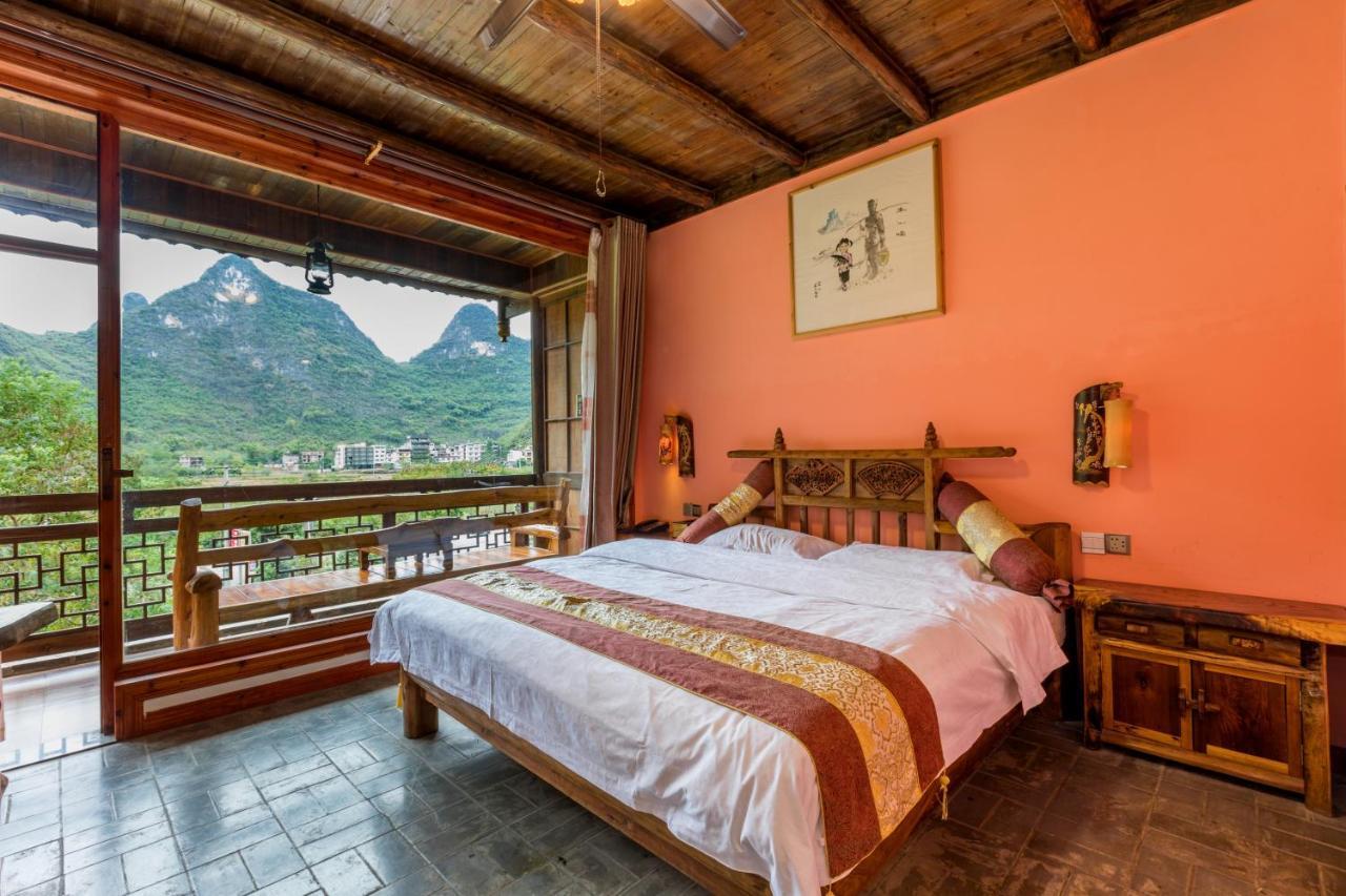Отель Yangshuo Scenic Mountain Retreat Экстерьер фото